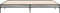 vidaXL - Bedframe - bewerkt - hout - metaal - grijs - sonoma - eiken - 180x200 - cm
