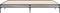 vidaXL - Bedframe - bewerkt - hout - metaal - grijs - sonoma - eiken - 200x200 - cm