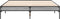 vidaXL - Bedframe - bewerkt - hout - metaal - grijs - sonoma - eiken - 120x190 - cm