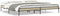 vidaXL - Bedframe - bewerkt - hout - metaal - sonoma - eikenkleurig - 200x200 - cm