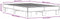 vidaXL - Bedframe - bewerkt - hout - metaal - sonoma - eikenkleurig - 120x200 - cm