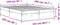vidaXL - Bedframe - bewerkt - hout - metaal - sonoma - eikenkleurig - 150x200 - cm