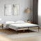 vidaXL - Bedframe - bewerkt - hout - metaal - sonoma - eikenkleurig - 120x190 - cm