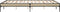 vidaXL - Bedframe - bewerkt - hout - metaal - sonoma - eikenkleurig - 140x200 - cm