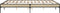 vidaXL - Bedframe - bewerkt - hout - metaal - sonoma - eikenkleurig - 180x200 - cm