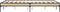 vidaXL - Bedframe - bewerkt - hout - metaal - sonoma - eikenkleurig - 135x190 - cm