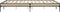 vidaXL - Bedframe - bewerkt - hout - metaal - sonoma - eikenkleurig - 160x200 - cm