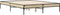 vidaXL - Bedframe - bewerkt - hout - metaal - sonoma - eikenkleurig - 90x190 - cm