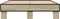 vidaXL - Bedframe - bewerkt - hout - metaal - sonoma - eikenkleurig - 120x200 - cm