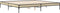 vidaXL - Bedframe - bewerkt - hout - metaal - sonoma - eikenkleurig - 200x200 - cm