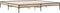 vidaXL - Bedframe - bewerkt - hout - metaal - sonoma - eikenkleurig - 180x200 - cm