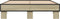 vidaXL - Bedframe - bewerkt - hout - metaal - sonoma - eikenkleurig - 135x190 - cm