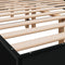 vidaXL - Bedframe - bewerkt - hout - metaal - zwart - 120x200 - cm