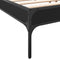vidaXL - Bedframe - bewerkt - hout - metaal - zwart - 180x200 - cm