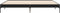 vidaXL - Bedframe - bewerkt - hout - metaal - zwart - 180x200 - cm