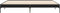 vidaXL - Bedframe - bewerkt - hout - metaal - zwart - 200x200 - cm