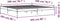 vidaXL - Bedframe - bewerkt - hout - metaal - zwart - 200x200 - cm