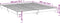 vidaXL - Bedframe - bewerkt - hout - sonoma - eikenkleurig - 120x200 - cm
