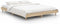 vidaXL - Bedframe - bewerkt - hout - sonoma - eikenkleurig - 135x190 - cm
