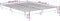 vidaXL - Bedframe - bewerkt - hout - sonoma - eikenkleurig - 135x190 - cm