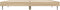 vidaXL - Bedframe - bewerkt - hout - sonoma - eikenkleurig - 135x190 - cm