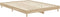 vidaXL - Bedframe - bewerkt - hout - sonoma - eikenkleurig - 135x190 - cm