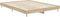 vidaXL - Bedframe - bewerkt - hout - sonoma - eikenkleurig - 135x190 - cm