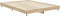 vidaXL - Bedframe - bewerkt - hout - sonoma - eikenkleurig - 135x190 - cm
