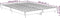 vidaXL - Bedframe - bewerkt - hout - sonoma - eikenkleurig - 135x190 - cm