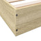 vidaXL - Bedframe - bewerkt - hout - sonoma - eikenkleurig - 180x200 - cm
