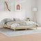 vidaXL - Bedframe - bewerkt - hout - sonoma - eikenkleurig - 180x200 - cm