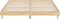 vidaXL - Bedframe - bewerkt - hout - sonoma - eikenkleurig - 200x200 - cm