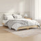 vidaXL - Bedframe - bewerkt - hout - sonoma - eikenkleurig - 90x190 - cm