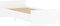 vidaXL - Bedframe - bewerkt - hout - wit - 100x200 - cm