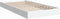 vidaXL - Bedframe - bewerkt - hout - wit - 100x200 - cm