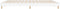 vidaXL - Bedframe - bewerkt - hout - wit - 140x200 - cm