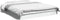 vidaXL - Bedframe - bewerkt - hout - wit - 150x200 - cm