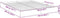 vidaXL - Bedframe - bewerkt - hout - wit - 160x200 - cm