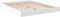 vidaXL - Bedframe - bewerkt - hout - wit - 160x200 - cm
