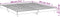 vidaXL - Bedframe - bewerkt - hout - wit - 180x200 - cm