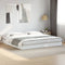 vidaXL - Bedframe - bewerkt - hout - wit - 180x200 - cm