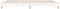 vidaXL - Bedframe - bewerkt - hout - wit - 180x200 - cm