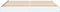vidaXL - Bedframe - bewerkt - hout - wit - 180x200 - cm