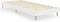 vidaXL - Bedframe - bewerkt - hout - wit - 75x190 - cm