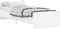 vidaXL - Bedframe - bewerkt - hout - wit - 75x190 - cm