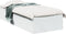 vidaXL - Bedframe - bewerkt - hout - wit - 75x190 - cm