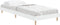 vidaXL - Bedframe - bewerkt - hout - wit - 75x190 - cm