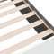 vidaXL - Bedframe - bewerkt - hout - wit - 75x190 - cm