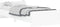 vidaXL - Bedframe - bewerkt - hout - wit - 90x190 - cm