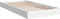 vidaXL - Bedframe - bewerkt - hout - wit - 90x190 - cm